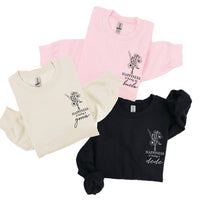 Bouquet Style - "Happiness Is Being a _______" (pocket) - (Choose Your Name) - BASIC Fleece