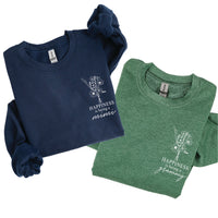 Bouquet Style - "Happiness Is Being a _______" (pocket) - (Choose Your Name) - BASIC Fleece