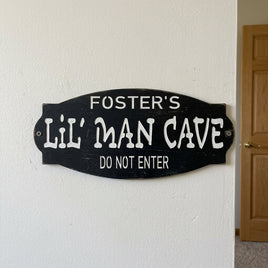 Custom Metal Sign - Personalized Boy's Bedroom Name Plaque