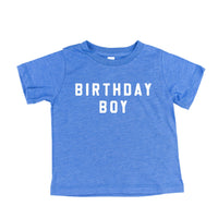 Birthday Boy - Block Font - Child Tee