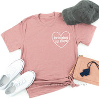 Bringing Up Boys (Heart Around) - Unisex Tee