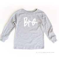 Bro (Cursive) - Child Long Sleeve Tee