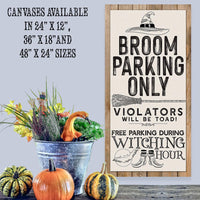 Broom Parking - Canvas