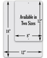 Broom Parking - Metal Sign