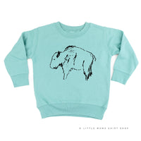 Buffalo - Hand Drawn - Child Sweater