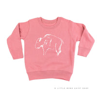 Buffalo - Hand Drawn - Child Sweater