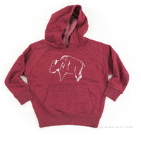 Buffalo - Hand Drawn - Child Hoodie