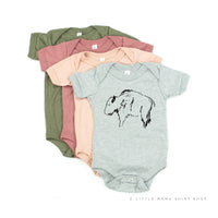 Buffalo - Hand Drawn - Child Tee