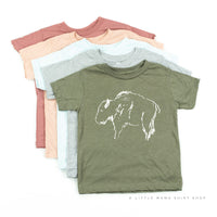 Buffalo - Hand Drawn - Child Tee