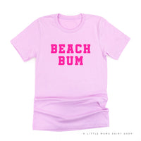 Beach Bum (front) / Ocean Sunset (back) - Unisex Tee