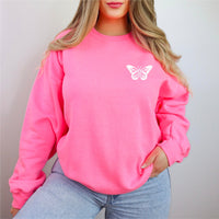 BUTTERFLY - BASIC FLEECE CREWNECK