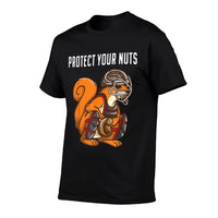 Funny Squirrel Lover Baseball Catcher Gift Boys Girls Animal  Durable T-Shirt