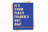 You're Nailing It First Father's Day Card New Dad Card