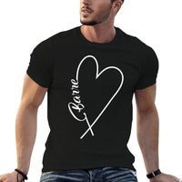 Barre Shirts - I Heart Barre - Workout Lovers Tee  Stretchy T-Shirt