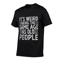 Funny Ts for Men Women Sarcastic Novelty Graphic  Ribbed Collar T-Shirt