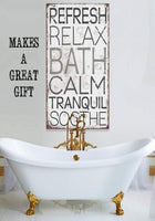 Calm Bath - Canvas