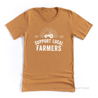 Support Local Farmers - Distressed Design - Unisex Tee