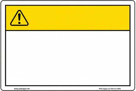 Caution ANSI Blank - Redo