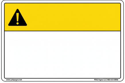 Caution ANSI Blank