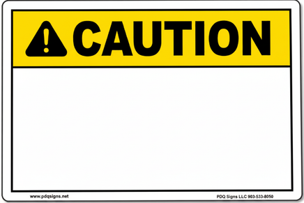 Caution ANSI Header