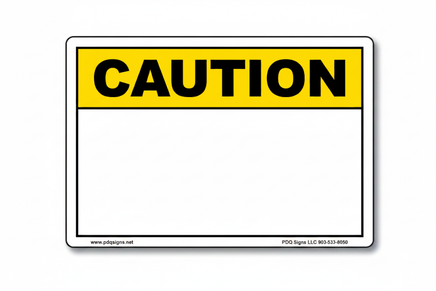 Caution ANSI/ISO Header - No Triangle