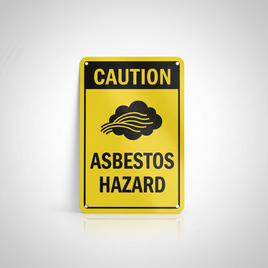 Caution Asbestos Hazard Sign