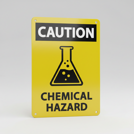 Caution Chemical Hazard Sign -CCH