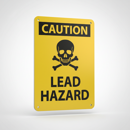 Caution Lead Hazard Sign -CLHS