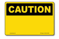 Caution OSHA Header