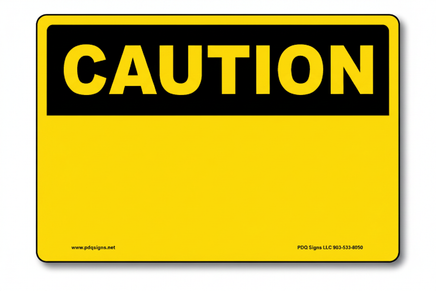 Caution OSHA Header