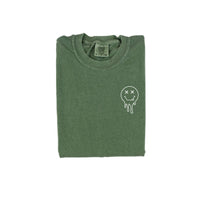 Melting Motherhood - Overstimulated Moms Club - (w/ Melty X Squiggle Smiley) - Comfort Colors Tee