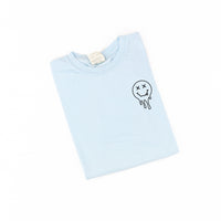 Melting Motherhood - Overstimulated Moms Club - (w/ Melty X Squiggle Smiley) - Comfort Colors Tee