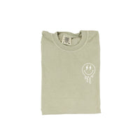 Melting Motherhood - Living My Best Mom Life - (w/ Melty Lightning Eyes) - Comfort Colors Tee
