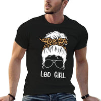 Leo Girl Leopard Bandana Astrology  Classic T-Shirt