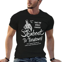 Funny Skin Boat to Tuna Town Unisex for Men  Graphic-printed T-Shirt