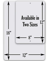 Zero Clucks Given - Metal Sign