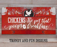 Chickens The Pet That Poops - Canvas