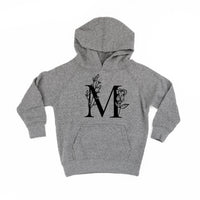 Floral Initials - Child HOODIE
