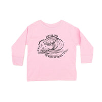 Mightier Than The Waves Of The Sea - Child Long Sleeve Tee