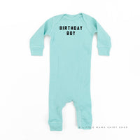 Birthday Boy - Block Font - Baby Sleeper