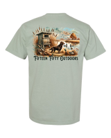 Chocolate Lab Duck Pocket Tee