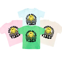 (Choose Your Grade) Vibes - Peace Smiley - Child Tee