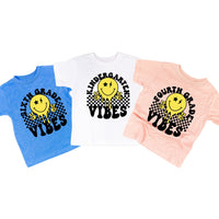 (Choose Your Grade) Vibes - Peace Smiley - Child Tee