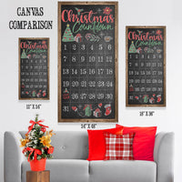 Christmas Countdown - Canvas