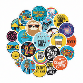 Circle Cut Stickers
