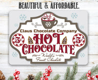 Claus Chocolate Company - Metal Sign