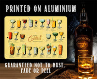 Cocktail Suggestions - Metal Sign