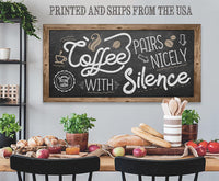 Coffee Pairs Nicely - Canvas