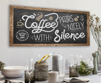 Coffee Pairs Nicely - Canvas