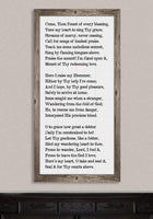 Come Thou Fount - Canvas